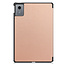 Case2go - Tablet hoes geschikt voor Lenovo Idea Tab - 11 Inch - Tri-Fold Book Case - Auto Wake/Sleep functie - Rose Goud