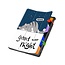 Case2go - Tablet hoes geschikt voor Lenovo Idea Tab - 11 Inch - Tri-Fold Book Case - Auto Wake/Sleep functie - Good Night