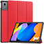 Case2go - Tablet hoes geschikt voor Lenovo Idea Tab - 11 Inch - Tri-Fold Book Case - Auto Wake/Sleep functie - Rood