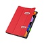 Case2go - Tablet hoes geschikt voor Lenovo Idea Tab - 11 Inch - Tri-Fold Book Case - Auto Wake/Sleep functie - Rood