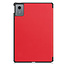 Case2go - Tablet hoes geschikt voor Lenovo Idea Tab - 11 Inch - Tri-Fold Book Case - Auto Wake/Sleep functie - Rood