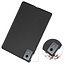 Case2go - Tablet hoes geschikt voor Lenovo Idea Tab - 11 Inch - Tri-Fold Book Case - Auto Wake/Sleep functie - Zwart