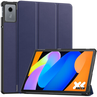Case2go Tablet hoes geschikt voor Lenovo Idea Tab - 11 Inch - Auto Wake/Sleep functie - Magnetische sluiting - Tri-Fold - Donker Blauw