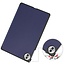 Case2go - Tablet hoes geschikt voor Honor Pad 10 - 12.1 Inch - Tri-Fold Book Case - Auto Wake/Sleep functie - Donker Blauw