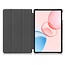 Case2go - Tablet hoes geschikt voor Honor Pad 10 - 12.1 Inch - Tri-Fold Book Case - Auto Wake/Sleep functie - Donker Blauw