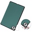 Case2go - Tablet hoes geschikt voor Honor Pad 10 - 12.1 Inch - Tri-Fold Book Case - Auto Wake/Sleep functie - Groen