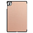Case2go - Tablet hoes geschikt voor Honor Pad 10 - 12.1 Inch - Tri-Fold Book Case - Auto Wake/Sleep functie - Rose Goud