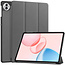 Case2go - Tablet hoes geschikt voor Honor Pad 10 - 12.1 Inch - Tri-Fold Book Case - Auto Wake/Sleep functie - Grijs