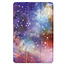 Case2go - Tablet hoes geschikt voor Honor Pad 10 - 12.1 Inch - Tri-Fold Book Case - Auto Wake/Sleep functie - Galaxy