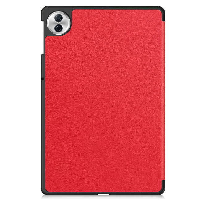 Case2go - Tablet hoes geschikt voor Honor Pad 10 - 12.1 Inch - Tri-Fold Book Case - Auto Wake/Sleep functie - Rood