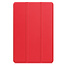 Case2go - Tablet hoes geschikt voor Honor Pad 10 - 12.1 Inch - Tri-Fold Book Case - Auto Wake/Sleep functie - Rood