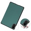 Case2go - Tablet hoes geschikt voor Xiaomi Redmi Pad 2 - 11 Inch - Tri-Fold Book Case - Auto Wake/Sleep functie - Groen