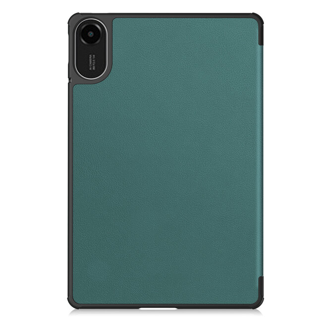 Case2go - Tablet hoes geschikt voor Xiaomi Redmi Pad 2 - 11 Inch - Tri-Fold Book Case - Auto Wake/Sleep functie - Groen