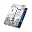 Case2go - Tablet hoes geschikt voor Xiaomi Redmi Pad 2 - 11 Inch - Tri-Fold Book Case - Auto Wake/Sleep functie - Eiffeltoren