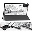 Case2go - Tablet hoes geschikt voor Xiaomi Redmi Pad 2 - 11 Inch - Tri-Fold Book Case - Auto Wake/Sleep functie - Eiffeltoren