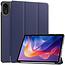 Case2go - Tablet hoes geschikt voor Xiaomi Redmi Pad 2 - 11 Inch - Tri-Fold Book Case - Auto Wake/Sleep functie - Donker Blauw