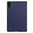 Case2go - Tablet hoes geschikt voor Xiaomi Redmi Pad 2 - 11 Inch - Tri-Fold Book Case - Auto Wake/Sleep functie - Donker Blauw