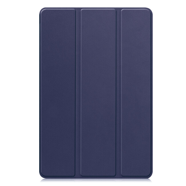Case2go - Tablet hoes geschikt voor Xiaomi Redmi Pad 2 - 11 Inch - Tri-Fold Book Case - Auto Wake/Sleep functie - Donker Blauw