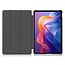 Case2go - Tablet hoes geschikt voor Xiaomi Redmi Pad 2 - 11 Inch - Tri-Fold Book Case - Auto Wake/Sleep functie - Donker Blauw