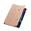 Case2go - Tablet hoes geschikt voor Xiaomi Redmi Pad 2 - 11 Inch - Tri-Fold Book Case - Auto Wake/Sleep functie - Rose Goud