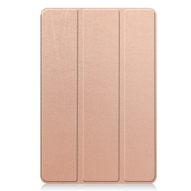 Case2go - Tablet hoes geschikt voor Xiaomi Redmi Pad 2 - 11 Inch - Tri-Fold Book Case - Auto Wake/Sleep functie - Rose Goud