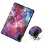 Case2go - Tablet hoes geschikt voor Xiaomi Redmi Pad 2 - 11 Inch - Tri-Fold Book Case - Auto Wake/Sleep functie - Galaxy