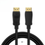 Case2go - DisplayPort naar HDMI kabel - displayport kabel - displayport naar hdmi adapter- 4K - 60Hz - 1.8 Meter - Zwart