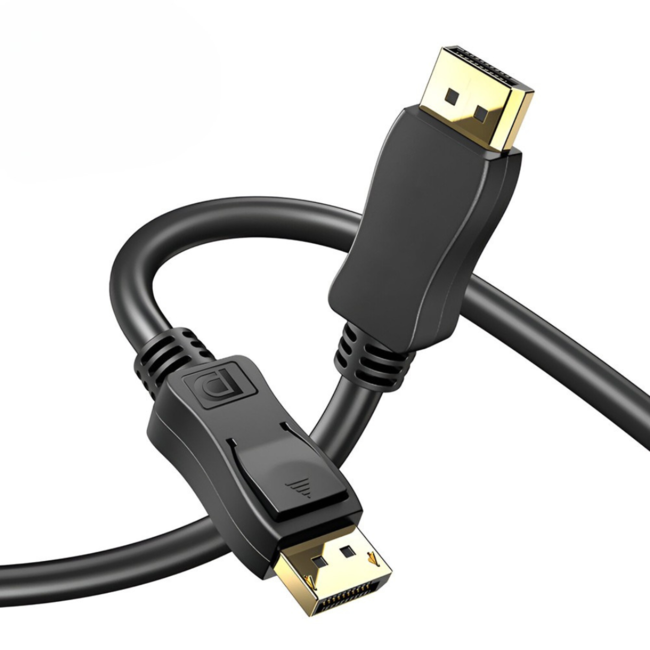 Case2go - DisplayPort naar HDMI kabel - displayport kabel - hdmi-kabels - hdmi naar displayport kabel - 4K - 60Hz - 1.8 Meter - Zwart