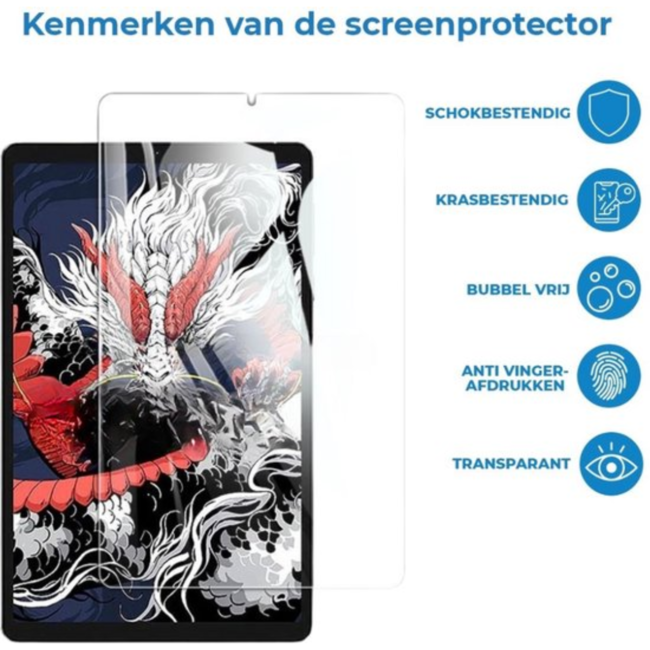 Case2go - 2-Pack Tablet screenprotector geschikt voor Lenovo Legion Y700 (2025) - 8.8 Inch - Tempered Glass - Case Friendly - Transparant