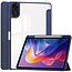 Case2go - Tablet hoes geschikt voor Xiaomi Redmi Pad 2 - Acrylic Trifold case met Pencil houder - 11 Inch - Donker Blauw