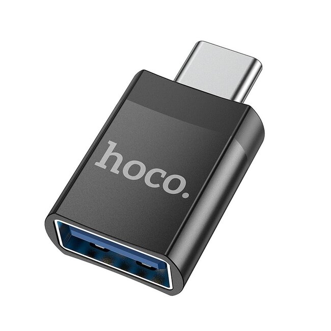 Hoco - USB C naar USB A Adapter - USB C naar USB Adapter - USB C naar USB A Converter - USB C Adapter - USB C naar USB A Female - Zwart
