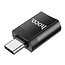 Hoco - USB C naar USB A Adapter - USB C naar USB Adapter - USB C naar USB A Converter - USB C Adapter - USB C naar USB A Female - Zwart