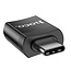 Hoco - USB C naar USB A Adapter - USB C naar USB Adapter - USB C naar USB A Converter - USB C Adapter - USB C naar USB A Female - Zwart