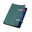Case2go - Tablet hoes geschikt voor Xiaomi Redmi Pad 2 - 11 Inch - Tri-fold hoes met Auto/Wake functie en Magnetische sluiting - TPU Cover Met Pencil Houder - Donker Groen