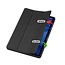 Case2go - Tablet hoes geschikt voor Xiaomi Redmi Pad 2 - 11 Inch - Tri-fold hoes met Auto/Wake functie en Magnetische sluiting - TPU Cover Met Pencil Houder - Zwart