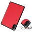 Case2go - Tablet hoes geschikt voor Xiaomi Redmi Pad 2 - 11 Inch - Tri-fold hoes met Auto/Wake functie en Magnetische sluiting - TPU Cover Met Pencil Houder - Rood