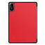 Case2go - Tablet hoes geschikt voor Xiaomi Redmi Pad 2 - 11 Inch - Tri-fold hoes met Auto/Wake functie en Magnetische sluiting - TPU Cover Met Pencil Houder - Rood
