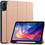 Case2go - Tablet hoes geschikt voor Xiaomi Redmi Pad 2 - 11 Inch - Tri-fold hoes met Auto/Wake functie en Magnetische sluiting - TPU Cover Met Pencil Houder - Rose Goud