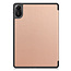 Case2go - Tablet hoes geschikt voor Xiaomi Redmi Pad 2 - 11 Inch - Tri-fold hoes met Auto/Wake functie en Magnetische sluiting - TPU Cover Met Pencil Houder - Rose Goud