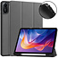 Case2go - Tablet hoes geschikt voor Xiaomi Redmi Pad 2 - 11 Inch - Tri-fold hoes met Auto/Wake functie en Magnetische sluiting - TPU Cover Met Pencil Houder - Grijs