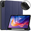 Case2go - Tablet hoes geschikt voor Xiaomi Redmi Pad 2 - 11 Inch - Tri-fold hoes met Auto/Wake functie en Magnetische sluiting - TPU Cover Met Pencil Houder - Donker Blauw