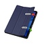 Case2go - Tablet hoes geschikt voor Xiaomi Redmi Pad 2 - 11 Inch - Tri-fold hoes met Auto/Wake functie en Magnetische sluiting - TPU Cover Met Pencil Houder - Donker Blauw