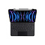 Case2go - Tablethoes geschikt voor Apple iPad Air 11 (2025) / iPad Air 11 (2024) - Losse backcover voor magnetische toetsenborden - Met Pencil Houder - Extra Bescherming - Zwart