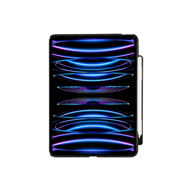 Case2go - Tablethoes geschikt voor Apple iPad Air 11 (2025) / iPad Air 11 (2024) - Losse backcover voor magnetische toetsenborden - Met Pencil Houder - Extra Bescherming - Zwart