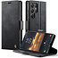 Caseme - Telefoonhoesje geschikt voor Samsung Galaxy S25 Ultra - Met Magnetische Sluiting - Book Case - Met Pasjes Houder - Bruin