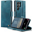 Caseme - Telefoonhoesje geschikt voor Samsung Galaxy S25 Ultra - Met Magnetische Sluiting - Book Case - Met Pasjes Houder - Rood