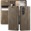 Caseme - Telefoonhoesje geschikt voor Samsung Galaxy S25 Plus - Met Magnetische Sluiting - Book Case - Met Pasjes Houder - Zwart