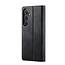 Caseme - Telefoonhoesje geschikt voor Samsung Galaxy S25 - Met Magnetische Sluiting - Book Case - Met Pasjes Houder - Bruin