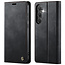 Caseme - Telefoonhoesje geschikt voor Samsung Galaxy S25 - Met Magnetische Sluiting - Book Case - Met Pasjes Houder - Bruin