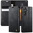 Caseme - Telefoonhoesje geschikt voor Samsung Galaxy S25 - Met Magnetische Sluiting - Book Case - Met Pasjes Houder - Bruin